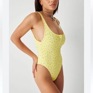 New! Frankies Bikinis x PAMELA ANDERSON Pacific Cheeky One Piece 27689